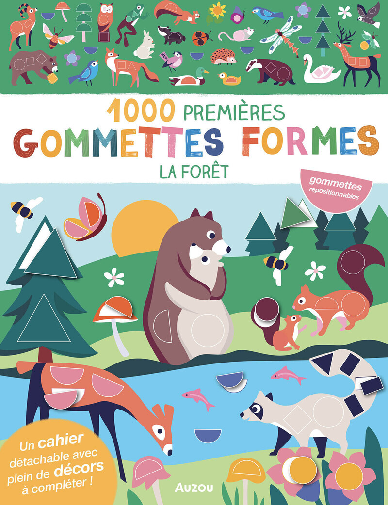 MES TOUT PREMIERS AUTOCOLLANTS - 1000 PREMIÈRES GOMMETTES FORMES - LA FORÊT (Broché)