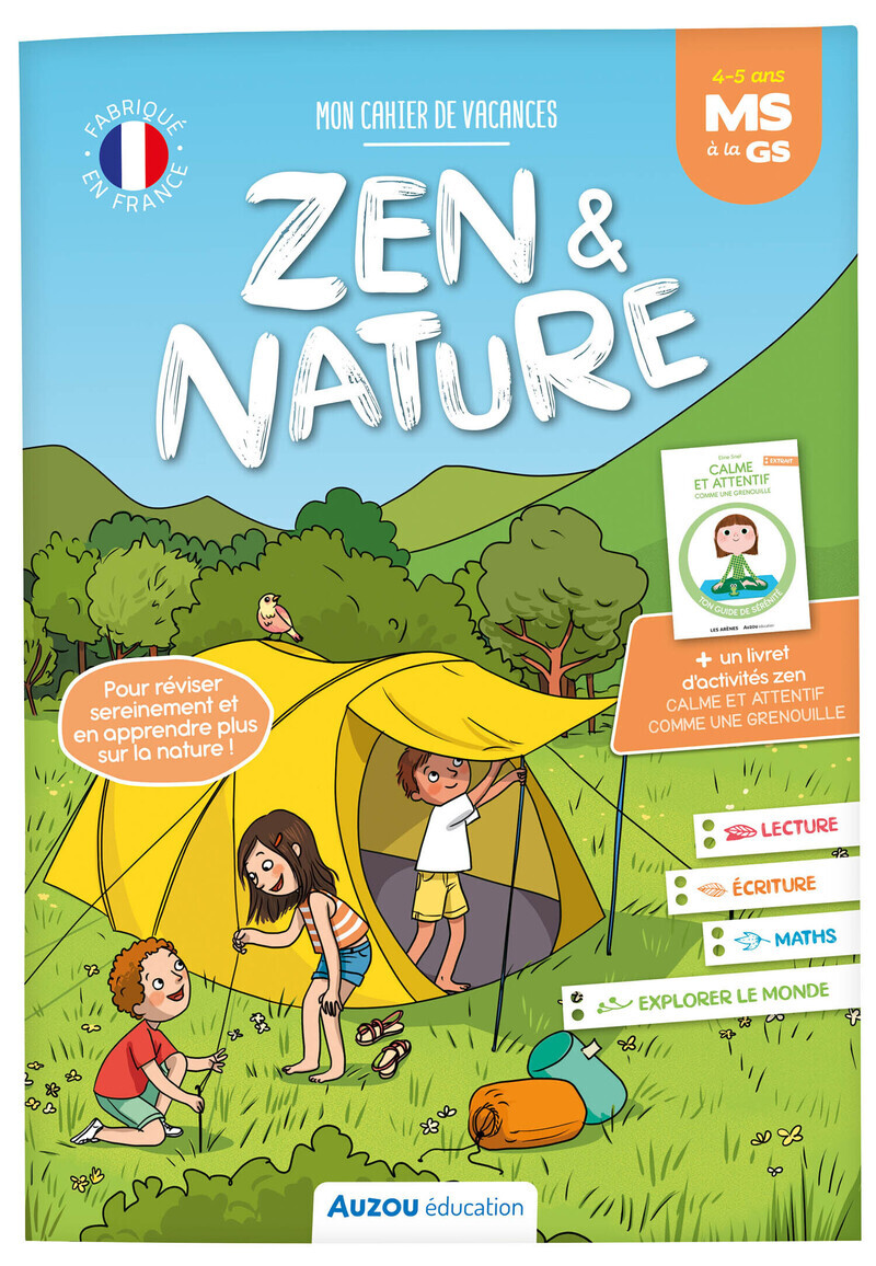 MON CAHIER DE VACANCES ZEN ET NATURE - DE LA MS À LA GS (Broché)