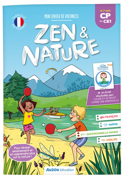 MON CAHIER DE VACANCES ZEN ET NATURE - DU CP AU CE1 (Broché)