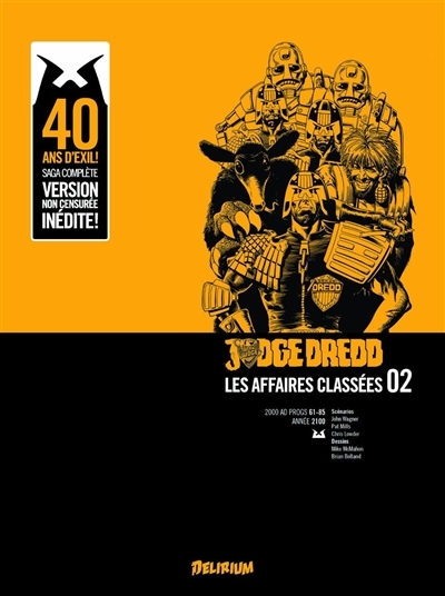 Judge Dredd - Tome 2 : 2000 AD progs 61-85 : les affaires classées (BD)
